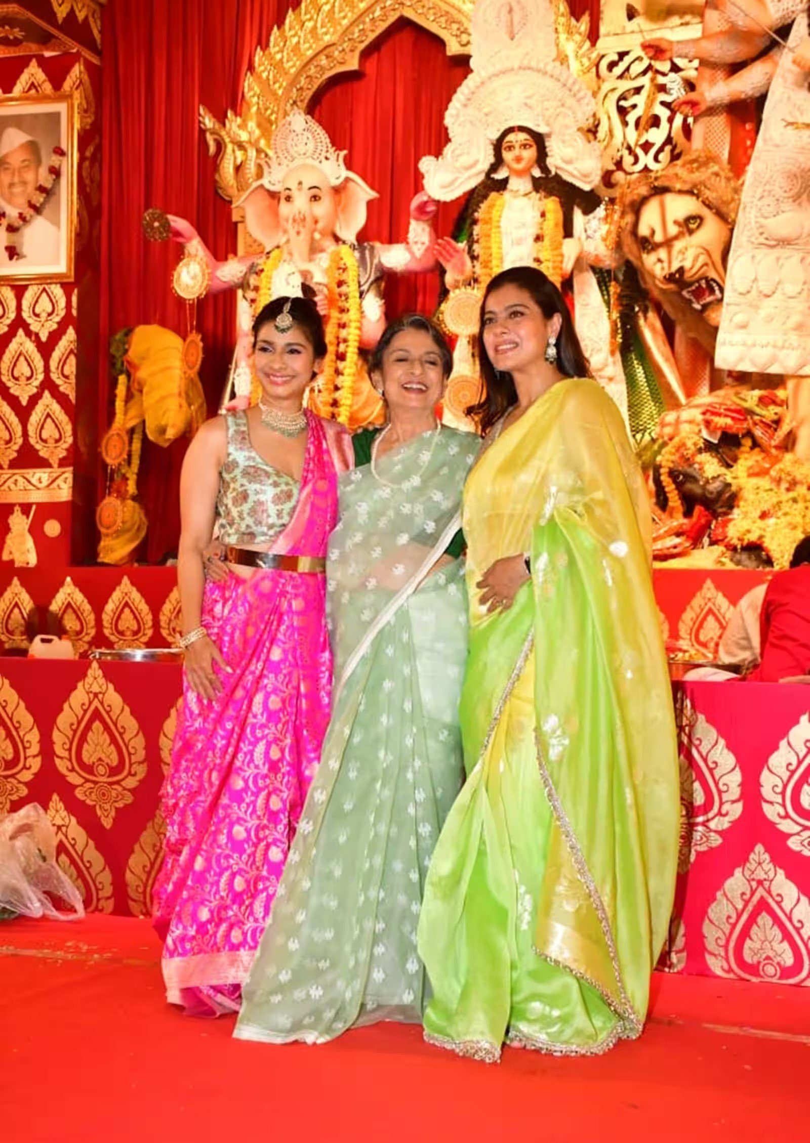 kajol, tanisha and tanuja